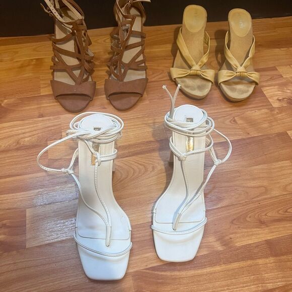 3 Pair of Chic Strappy Heels - Picture 1 of 5